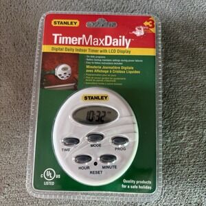 Stanley Indoor Digital Daily‎ Light and Appliance TIMER, Model #28441